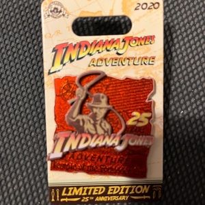 Disney Indiana Jones Adventure 25 Years Pin. LE